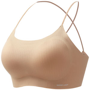 miiow | Cat Woman Strapless Bra Womens Summer Wear Cross Backless One-Piece Inner Wear Outer Wear With Chest Pad Slim Fit Back Beauty Bra