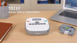 RONGTA TD210 Portable Label Maker Printer Handheld Label Maker Machine Auto-Cutting Bluetooth connection Compatible with multiple devices