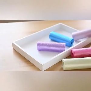 Kantong Plastik Sampah Roll Ukuran 45x50Cm Dengan Tali Pengikat & Tanpa Tali