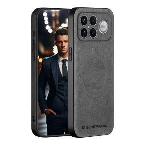 szhaiyu | For Magsafe Leather Phone Cases for POCO X7 F7 F8 X8 Pro Ultra Max Magnetic Wireless Charging Protective Cover