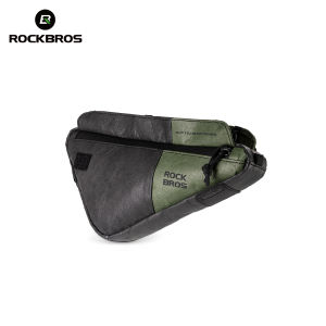 ROCKBROS Bicycle Triangle Bag Waterproof Multi-layer Storage MTB Road Bike Top Tube Bag Tyvek Ultralight Stable Bicycle Bag Crossbody Bag