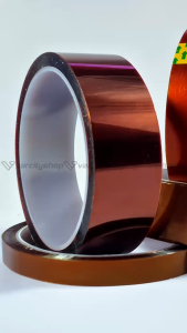 Kapton Tape Solasi Selotip Lakban Isolasi Anti Panas Isolasi Tahan Panas Heat Resistant Tape