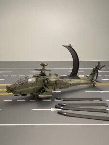 1/64 Apache Gunship AH-64D/Black Hawks UH-60 Helicopter Gunships Alloy Model Children Toy