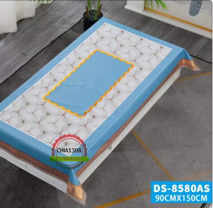 KHĂN TRẢI BÀN 3D CAO CẤP KHÔNG THẤM NƯỚC KÍCH THƯỚC RỘNG 90cm DÀI 150cm ...