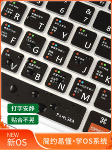 Ultra-Thin Transparent Keyboard Film for Apple Macbook MacBookAir Protective Sticker for pro 14 Inch M3 Shortcut Key 13 Full Coverage 15 16 Dust-Proof M2 M4 Film