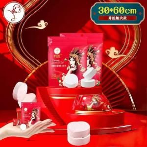 YASS Compressed Towel Travel Pack Disposable Face Towel Pure Cotton Thickened Cleansing Towel 30x60 Portable Home Textile