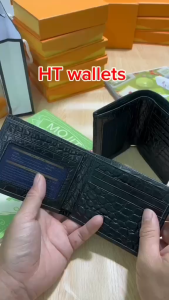 Ví da nam da thật dập vân cá sấu  bảo hành 12 tháng kiểu dáng sang trọng đẳng cấp