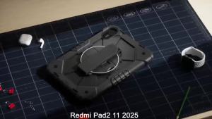 Tablet Case For Redmi pad 2 11 2025 Shockproof Cover Redmi pad 2 9.7 SE 9.72026 360 Rotation Stand Hand Shoulder Strap Funda