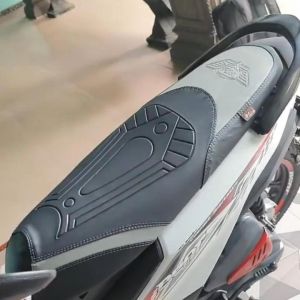 Sarung/Cover Sadel Jok Motor Aerox PCX Nmax Vario Beat Scoopy Mio Motor Bebek Model Perisai