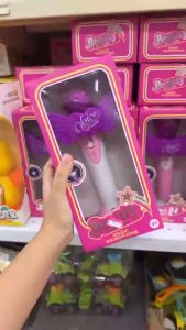 ไมโครโฟนของเล่นเด็ก มีเสียง มีไฟ Microphone ไมโครโฟนติดโบว์ (สินค้าพร้อมส่ง)