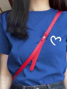 QIANSHUIYIYUN | Short Sleeve Cotton T Shirt 2023