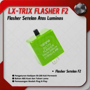 Flasher F1 F2 Pengatur Kedip Sein 9Nine LUMINOS Flaser LX-TRIX ORIGINAL