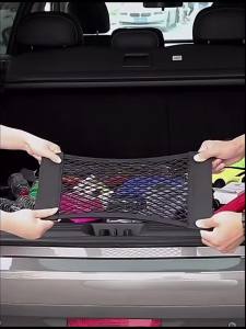NAILI | Car Rear Storage Mesh Bag with Fire Extinguisher Holder