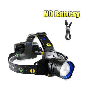 Ultra Powerful LED Headlamp Long Range Rechargeable Head Flashlight High Power Headlight Outdoor Fishing Camping Head Lantern