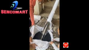 Máy hút công nghệ mới hút thóc ngô cho lên xe