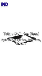 Seal-Sil-Gasket-Oring Head Cover Karet Tutup Cylinder-Silinder Cop Spin 125 & Hayate & Skywave-Sky Wave & Skydrive-Drive
