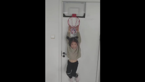 Indoor Children Safety Funny Game Kids Mini Home Exercise Basketball Hoop Set Wall Frame Stand
