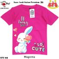 KFS 166 Atasan Baju Anak Perempuan Kaos Sweet Bunny Love So Cute  Lucu Usia 1-13 Tahun. 