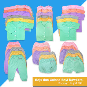 Setelan Baju Buntung dan Celana Pop Bayi Newborn Andreatex Boboko