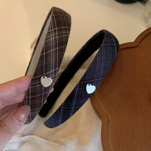 แหวนผมลายสก็อตสีเงินสไตล์วินเทจสำหรับผู้หญิง แหวนผมทรงสูง ประดับผมแบบสวมใส่ทุกวัน แหวนผมแบบสวมใส่ที่สวมใส่ได้ตลอดทั้งปี