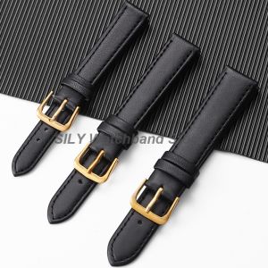 Women‘s Soft Leather WatchBand 8mm 10mm 12mm 14mm 16mm 18mm 20mm 22mm 24mm Waterproof Wristband Business Replacement Sport Strap