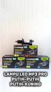 LAMPU MINI BILED PROJIE MP3 PRO LUMINOSLED ORIGINAL - PROJECTOR 50W H4 PNP SUPER TERANG ASLI NINE