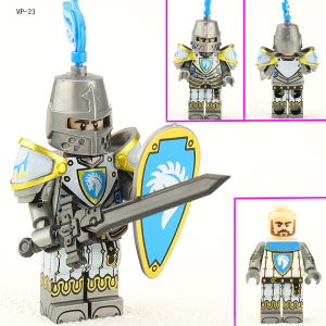 Medieval Castle Knight Horse Soldier Fire Dragon Knightly Order Assemblable Model