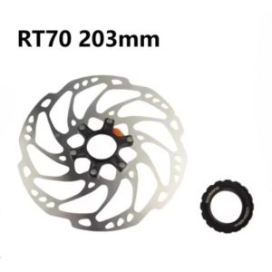 SHIMANO | Shimano Rotor RT70 Disc Brake Rotor 140mm 160mm 180mm 203mm Cenetr Lock Disc Brake Rotors Deliver Powerful Lock Ring
