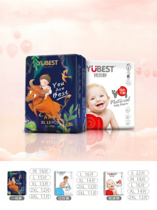 YUBEST | Ultra Thin Breathable Dry Diaper Pull-ups for Newborn