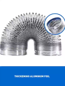 ⚡In Stock⚡ 4"/6"/7"/8"/10"/12" /14"/16" Air Ventilation Pipe Hose Flexible Aluminum Exhaust Duct 1m Length