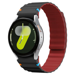 CRESTED | Magnetic Band for for Samsung Galaxy watch 7/FE/5 Pro/6/4 classic 44mm 40mm Silicone Loop Strap Replacement Bracelet Accessories