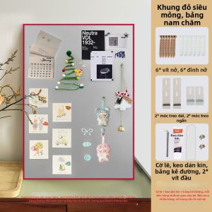 brandland | Khung Ảnh Kim Loại Nhôm Tự Lắp Ráp Giống Thép Không Gỉ Có Từ