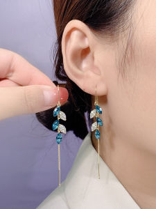 Hoa Tai Ngọc Trai Dài Tạo Hiệu Ứng Thon Gọn Mặt Sang Trọng Phong Cách Hàn Quốc Thời Trang Hợp Kim Tráng Vàng Cho Phụ Nữ