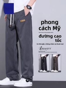 ROMON | Quần Jeans Denim Ống Thẳng Rộng Romon dành cho nam mùa xuân thu phong cách Mỹ rộng rãi thoải mái thoáng khí