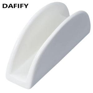 DAFIFY ผู้ถือกระดาษฉลุลายลูกไม้รองขนมพอร์ซเลนเครื่องจ่ายกระดาษเช็ดปากขนาดใหญ่สำหรับห้องครัวหรือผ้าเช็ดปากชุด4