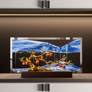 Kisstyle | High-end Rare柿柿如意 Fluid Painting Ornament