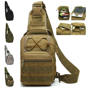 (จัดส่งฟรี)# กระเป๋าลายพราง กระเป๋าสะพายข้างทหาร ผ้าOxford กระเป๋าคาดเอว/คาดอก กระเป๋าไสตล์ทหาร กระเป๋าเดินป่า กระเป๋าเดินทางTravel Shoulder Bag