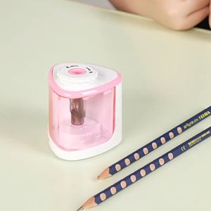 กบเหลาดินสอไฟฟ้าอัตโนมัติ ขนาด 6-8 มม. สําหรับนักเรียน โรงเรียน สํานักงาน เครื่องเขียน