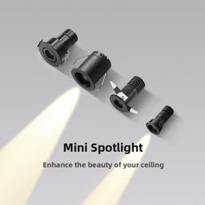 DENGFU | Mini Adjustable Angle Recessed LED Spotlight 35mm