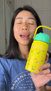 Tempflash Childrens Roller Bottle Silicone Bottle Mouth Stainless Steel Non Bisphenol A SUS 316 Thick Silicone Bottle 12oz Cold and Hot Thermoflask