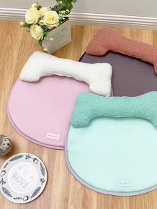 AP AIMAYAPET Pet Cooling Mat Summer Ice Pad Soft U Shaped Pillow Cat Dog Bed Cool Sleeping Carpet Floor TIKAR
