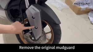 【COD】 Nmax V3 Front Fender Extension Plug & Play Mudguard For Yamaha Nmax 155 2021-2025 Accessories