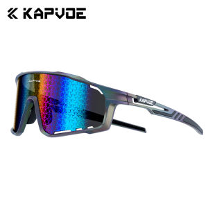 Kapvoe Fashion Sunglasses for Men Cool Cycling Glasses Man Woman Bike Bicycle Eyewear MTB Riding Skating  UV400 Fishing Goggles