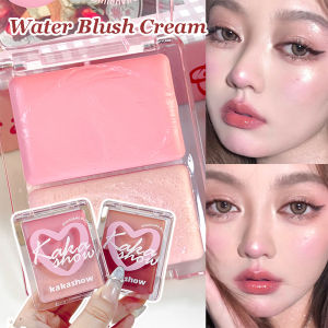 Kakashow Two Color Water Light Blush Cream Outline Contour Waterproof Highlighter Long-lasting Eye Shadow Smooth Lipstick Female Makeup Cosmetics