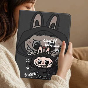 เคสกันกระแทกสำหรับ iPad Air7 Air6 Air5 รุ่นใหม่ Labubu มีช่องเสียบปากกา Gen 11 Gen10 Gen9 10.2