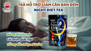 TRÀ HỖ TRỢ KIỂM SOÁT VÓC DÁNG BAN ĐÊM CỦA NHẬT NIGHT DIET TEA (24 GÓI/ TÚI) - HÀNG NỘI ĐỊA NHẬT