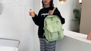 BI / as Ransel Sekolah Cewek Import Korean Fashion Kekinian Backpack Kampus /Kuliah W01