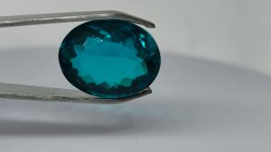 Natural Madagascar Blue Color Grandierite 14.20 Cts. OvalCut Eye Clean Loose Gemstone