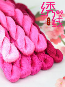 Light Dance Silk Thread Traditional Classic Hand Embroidery Suzhou Silk Thread Oriental Craft Premium Quality Home Textile