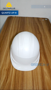 Deltaplus QUARTZ UP III - Safety Helmet with Rotor Adjustment Hard Hat 8-Point Bump Cap EN 397 Type 1